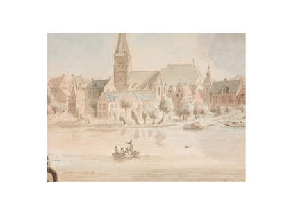 View of a Dutch Harbour, possibly imaginary