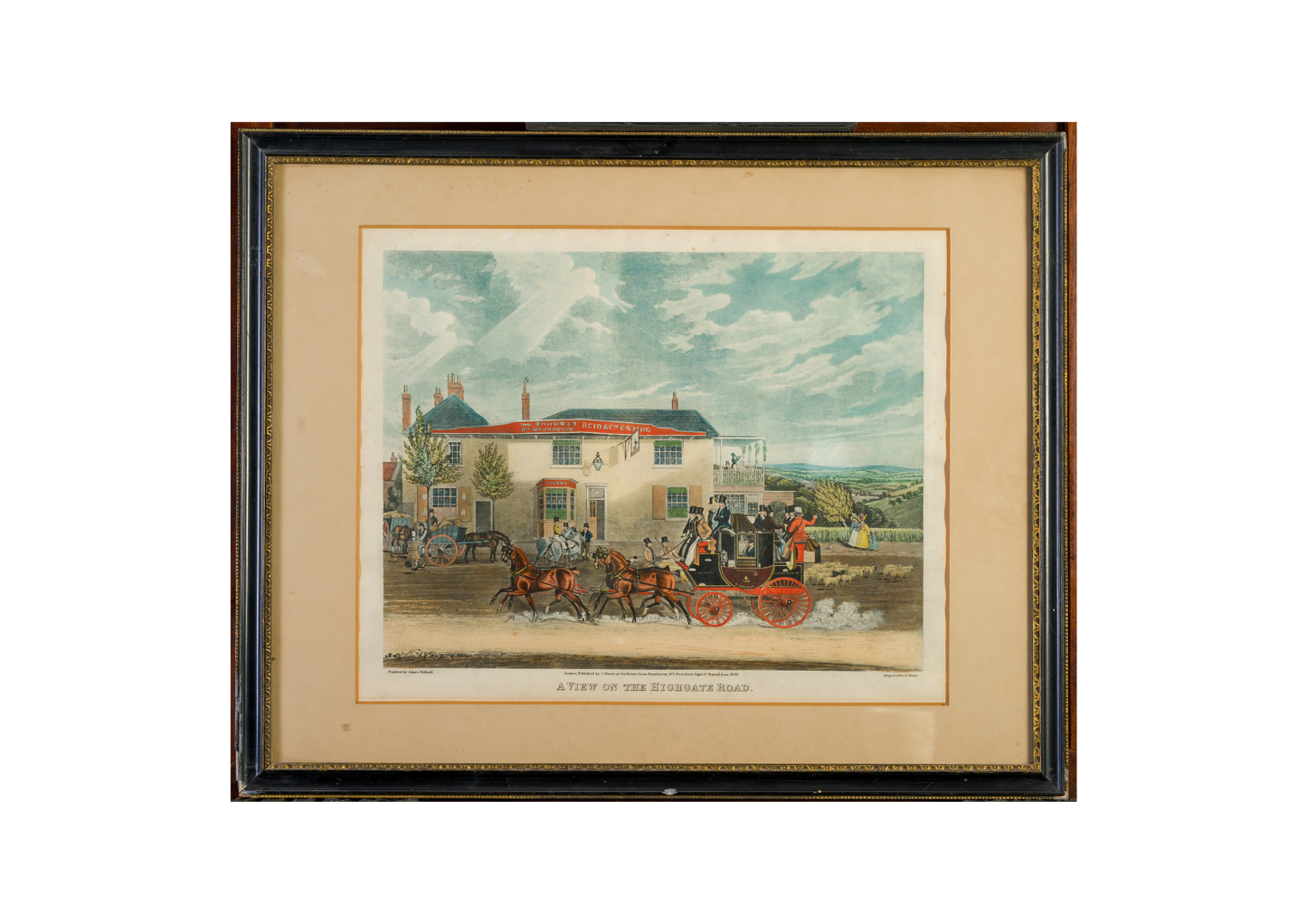 A View on the Highgate Road & The Birmingham Tally Ho Coach