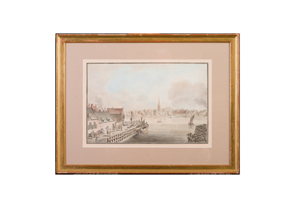 View of a Dutch Harbour, possibly imaginary