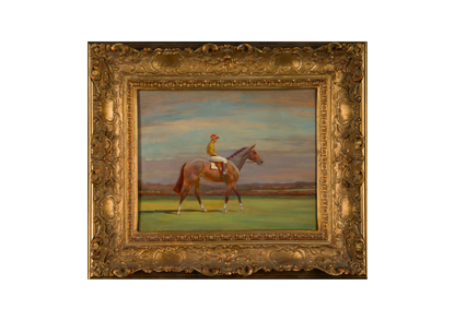 Jockey Up Riding in The Duke of Richmond's Colours