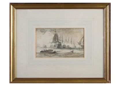 Man of War. The Fleet in action