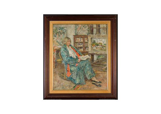 Self portrait of Margaret Betts, Bletchley Park