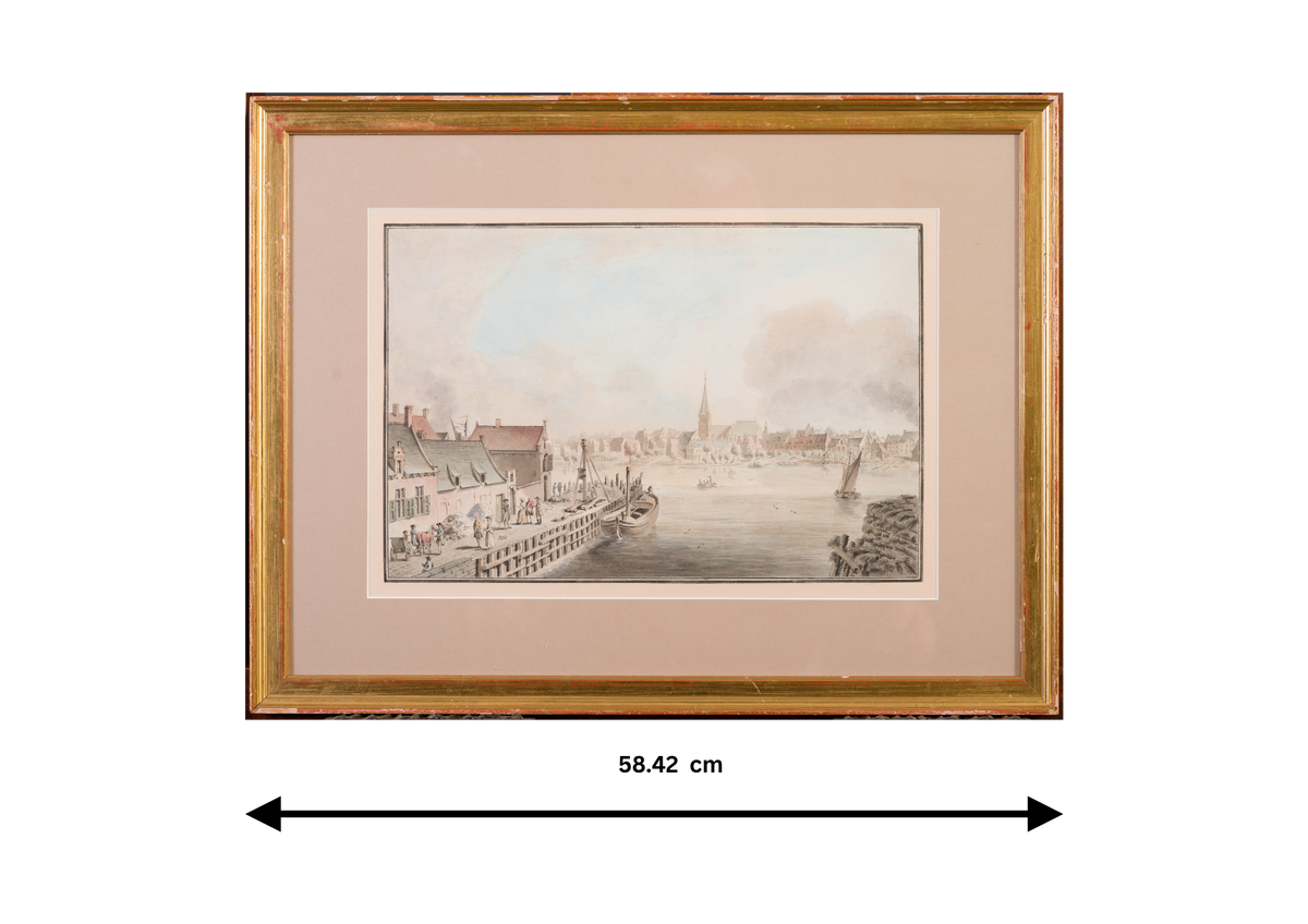 View of a Dutch Harbour, possibly imaginary