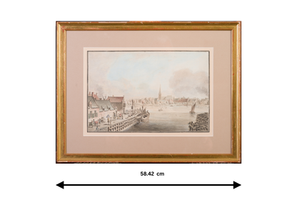 View of a Dutch Harbour, possibly imaginary