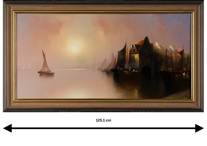 Dutch shipping in a calm