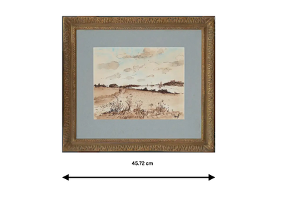 Estuary landscape, possibly Morbihan