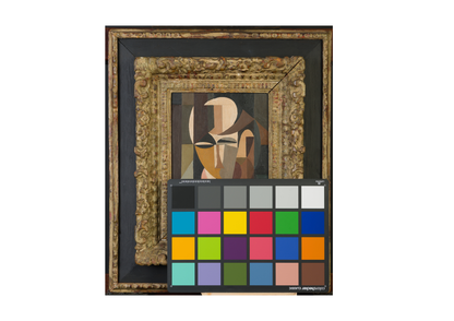 Unidentified abstract portrait