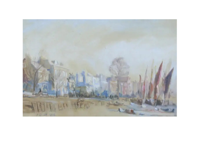 Thames towpath Richmond Embankment