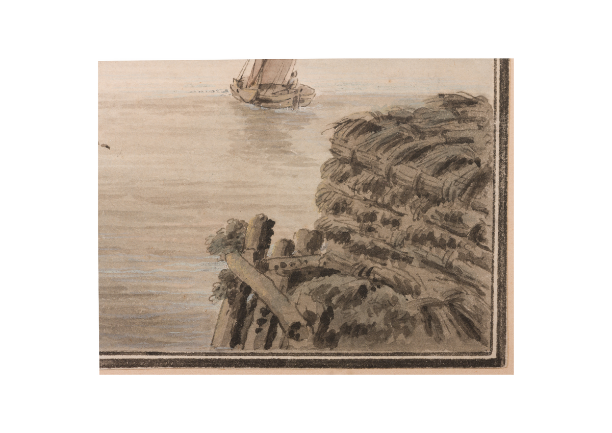 View of a Dutch Harbour, possibly imaginary