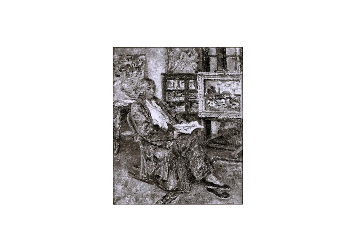 Self portrait of Margaret Betts, Bletchley Park
