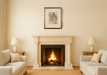 Art School study of a seated nude