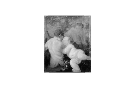 A Mythological Allegory of a Bacchanalian Scene with Putti and Satyrs