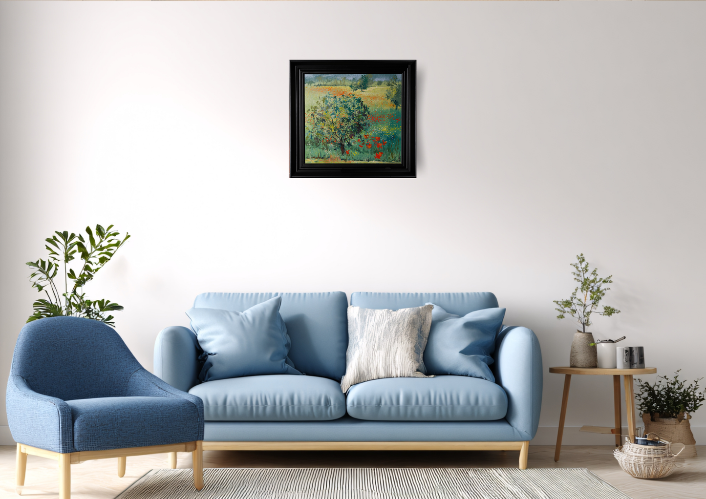 Landscape with Poppies