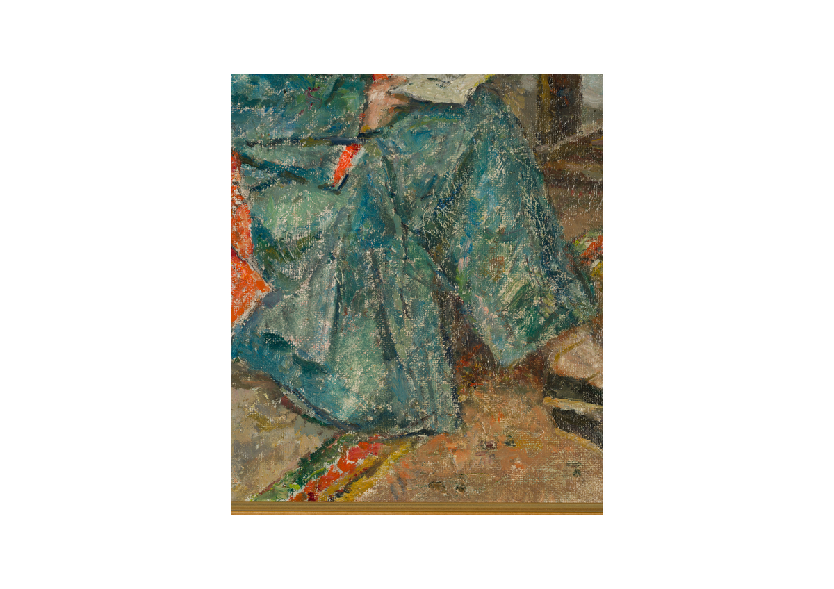 Self portrait of Margaret Betts, Bletchley Park