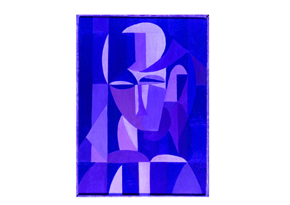 Unidentified abstract portrait