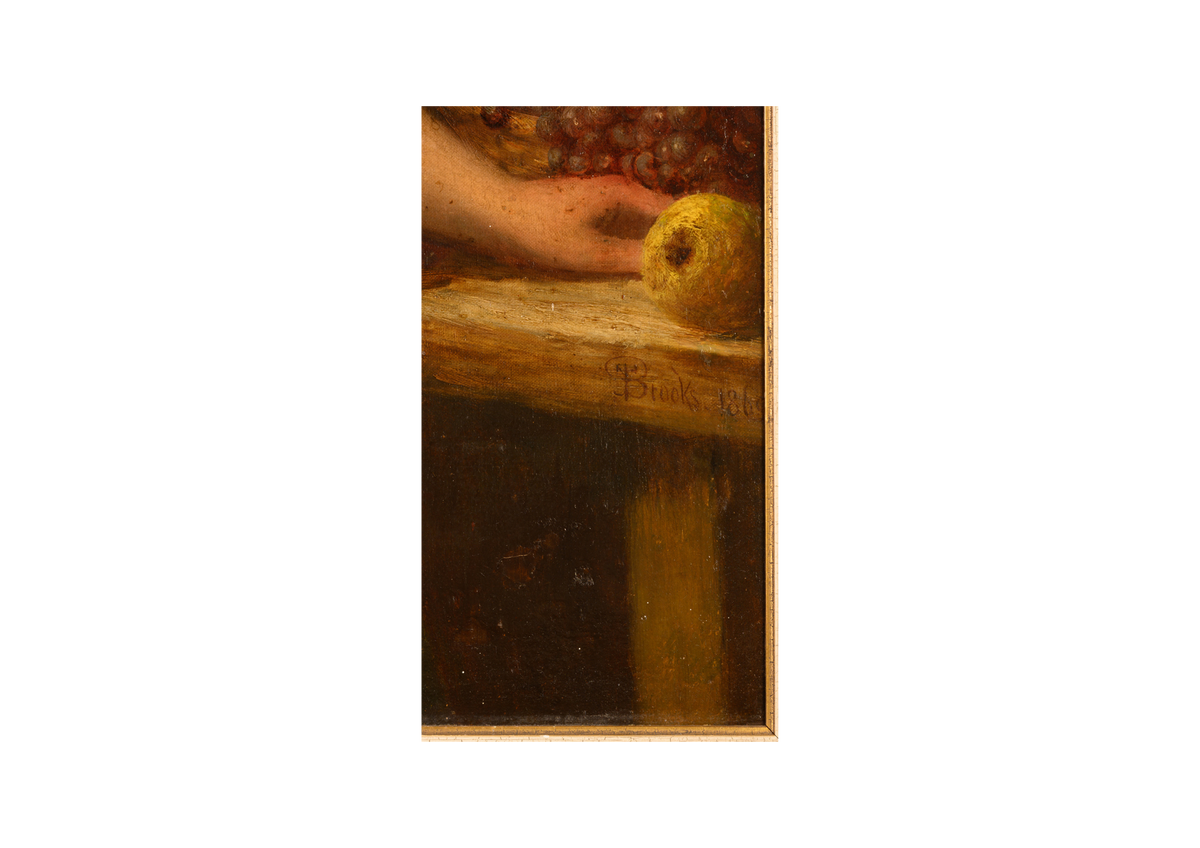 Portrait of a Spanish fruit seller
