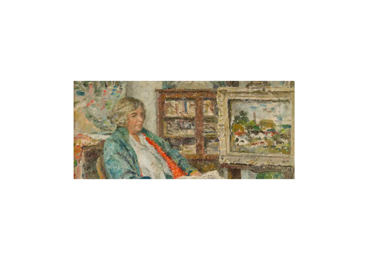 Self portrait of Margaret Betts, Bletchley Park