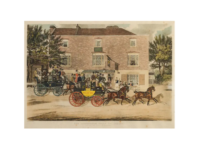 A View on the Highgate Road & The Birmingham Tally Ho Coach