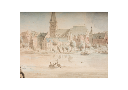 View of a Dutch Harbour, possibly imaginary