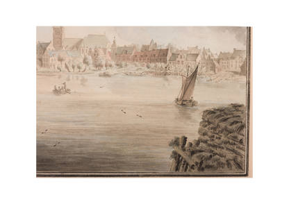 View of a Dutch Harbour, possibly imaginary
