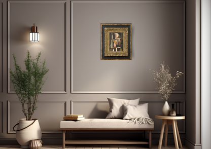 Unidentified abstract portrait