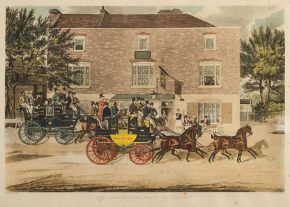 A View on the Highgate Road & The Birmingham Tally Ho Coach